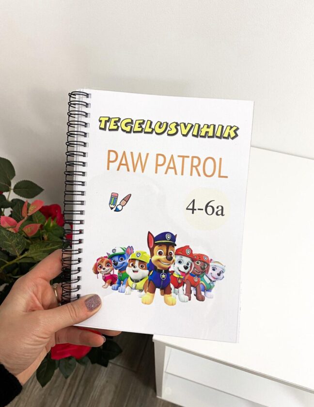 Tegelusvihik PAW PATROL 4-6 AASTASTELE – hariv ja lõbus õppematerjal lastele